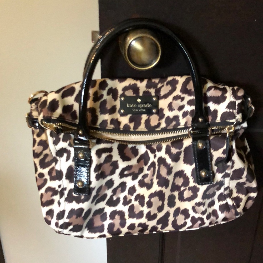 Kate Spade leopard print purse